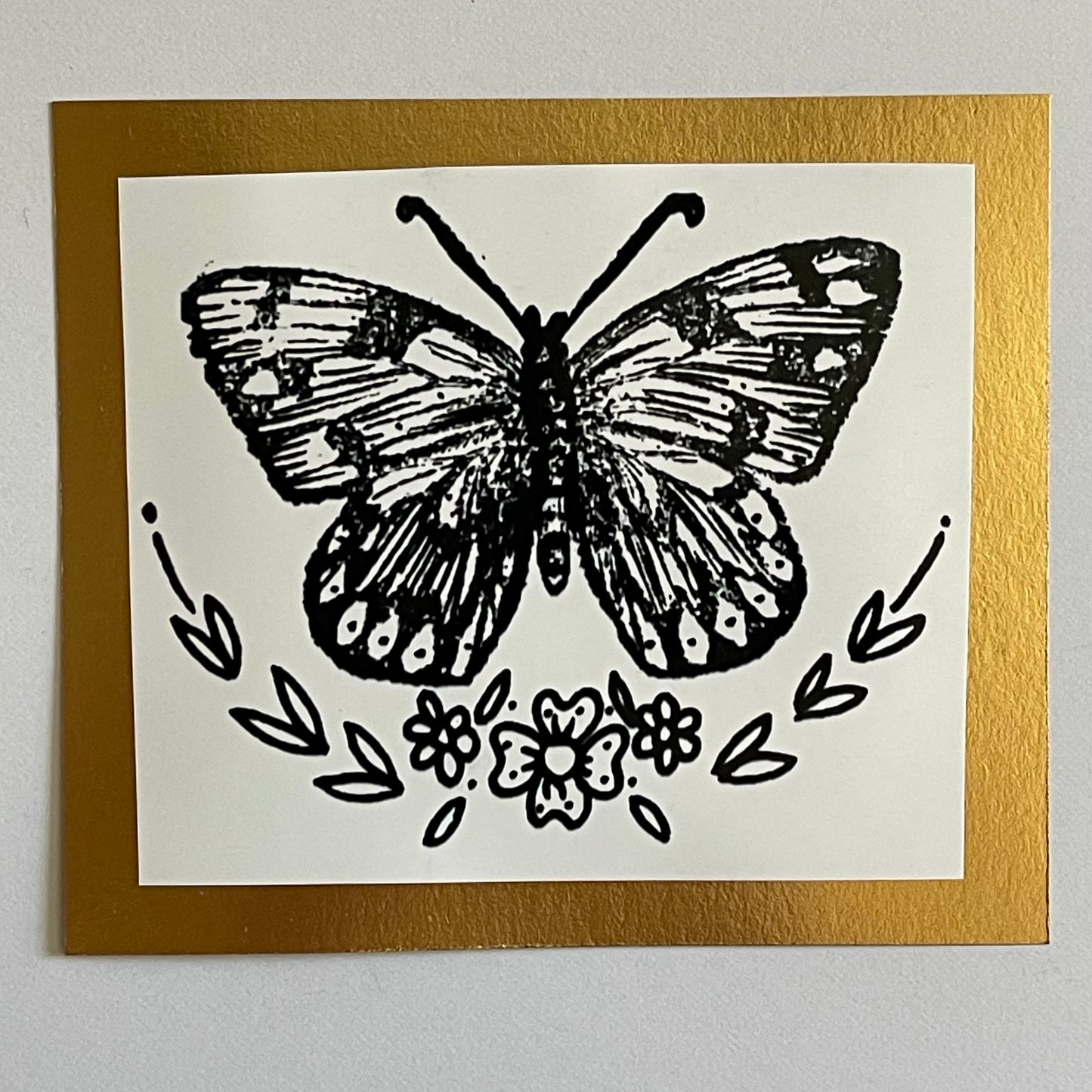 American Traditional Butterfly Art Print