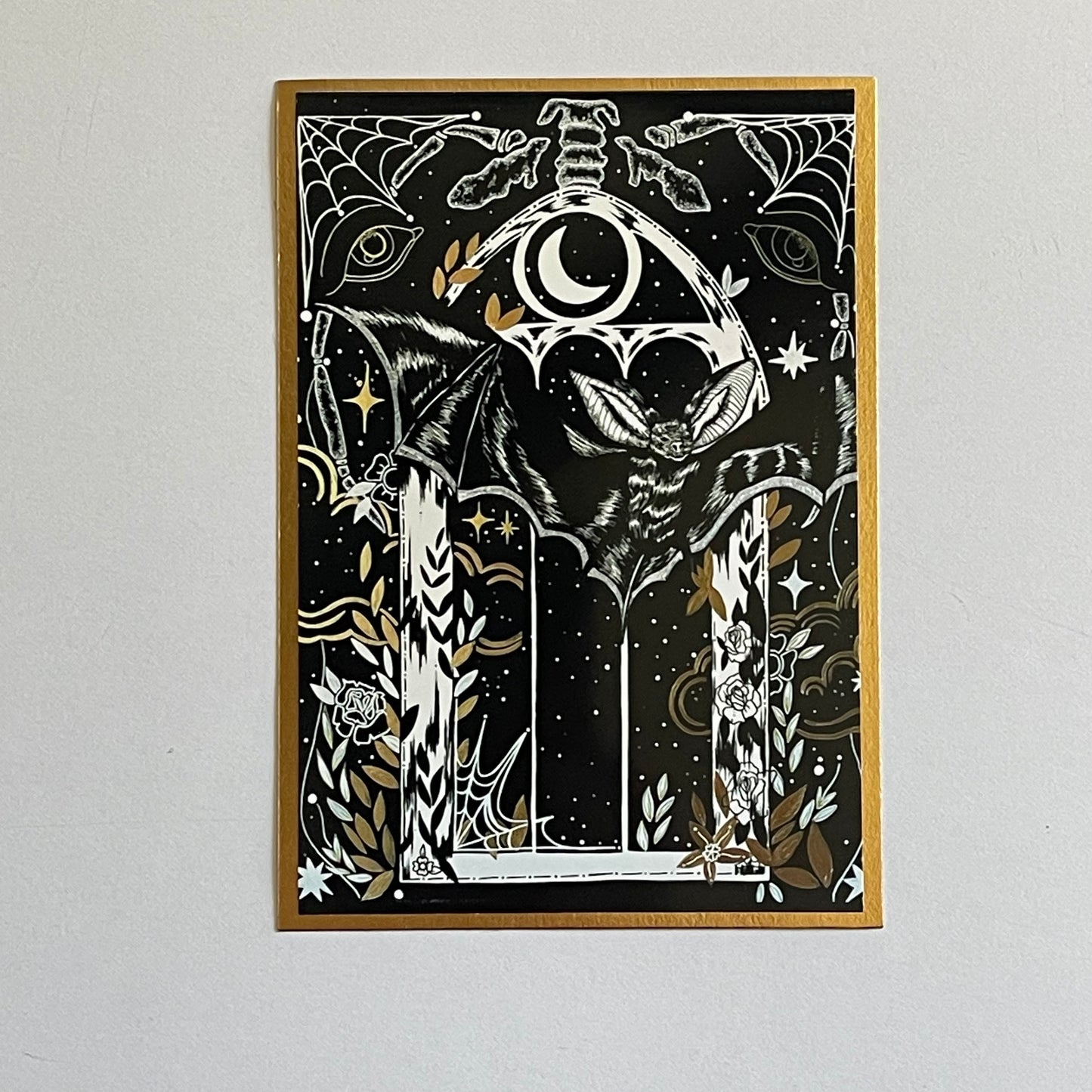 Bat Cathedral Art Print