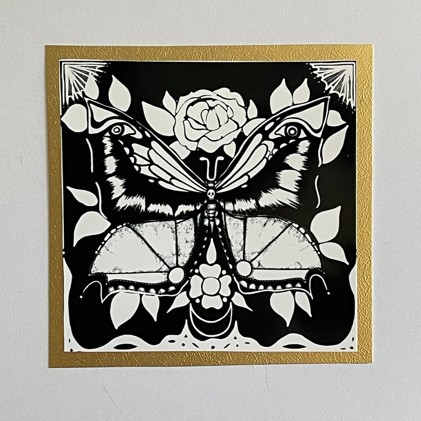 Death Moth Art Print