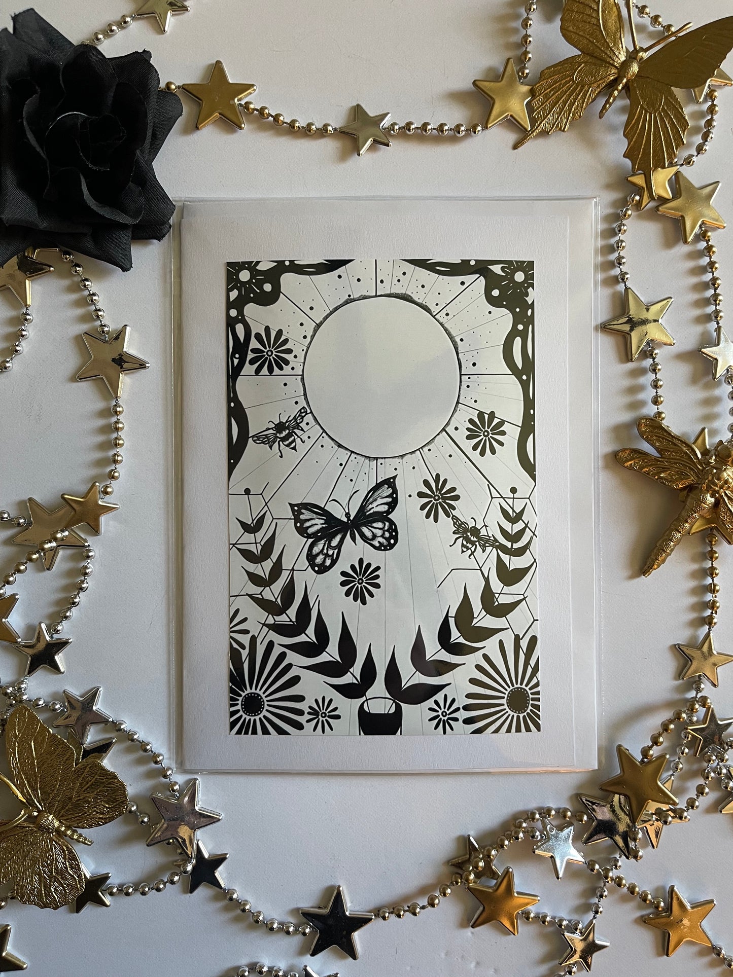 Tranquility Blooms Card