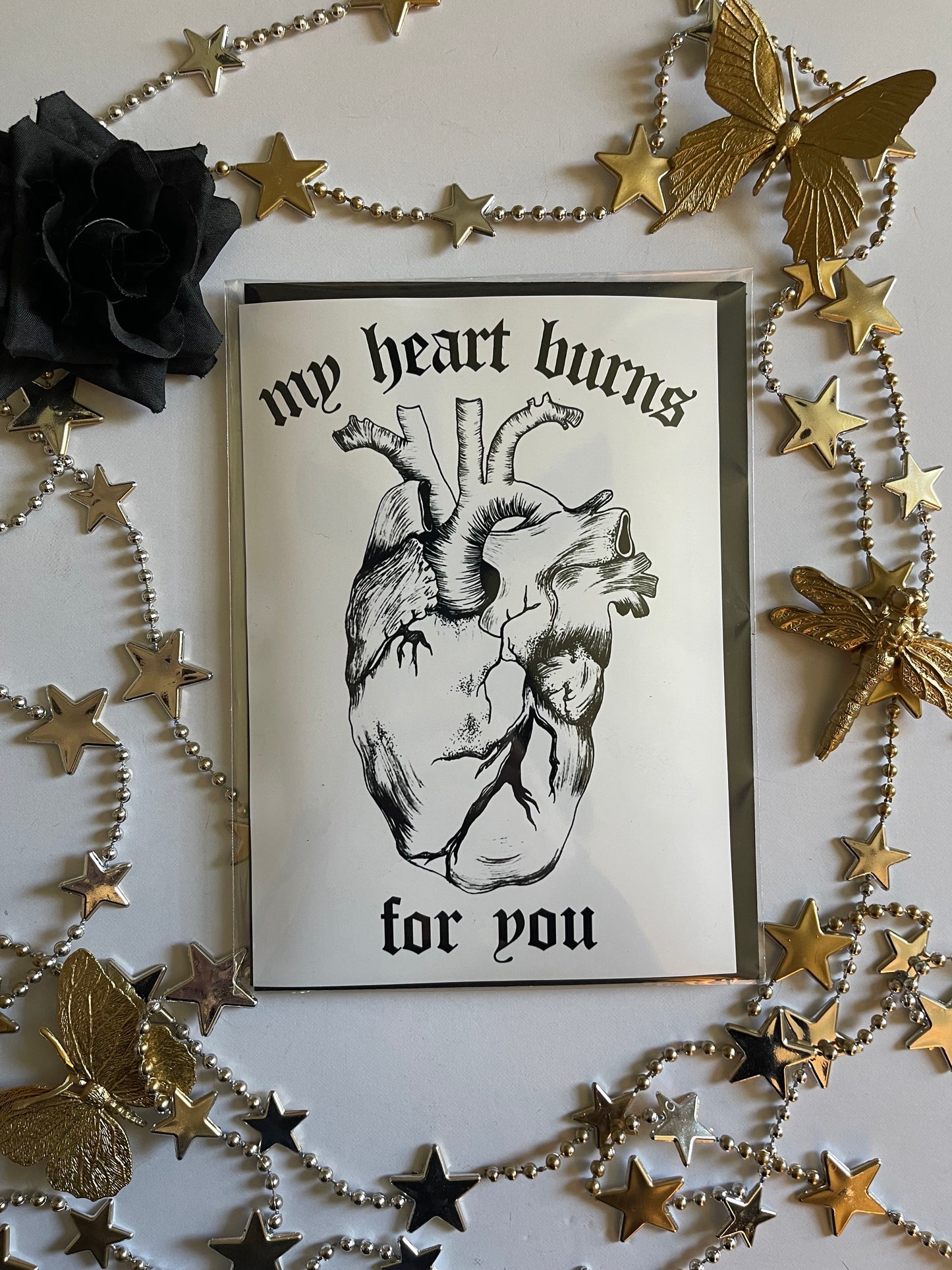 My Heart Burns for You Card