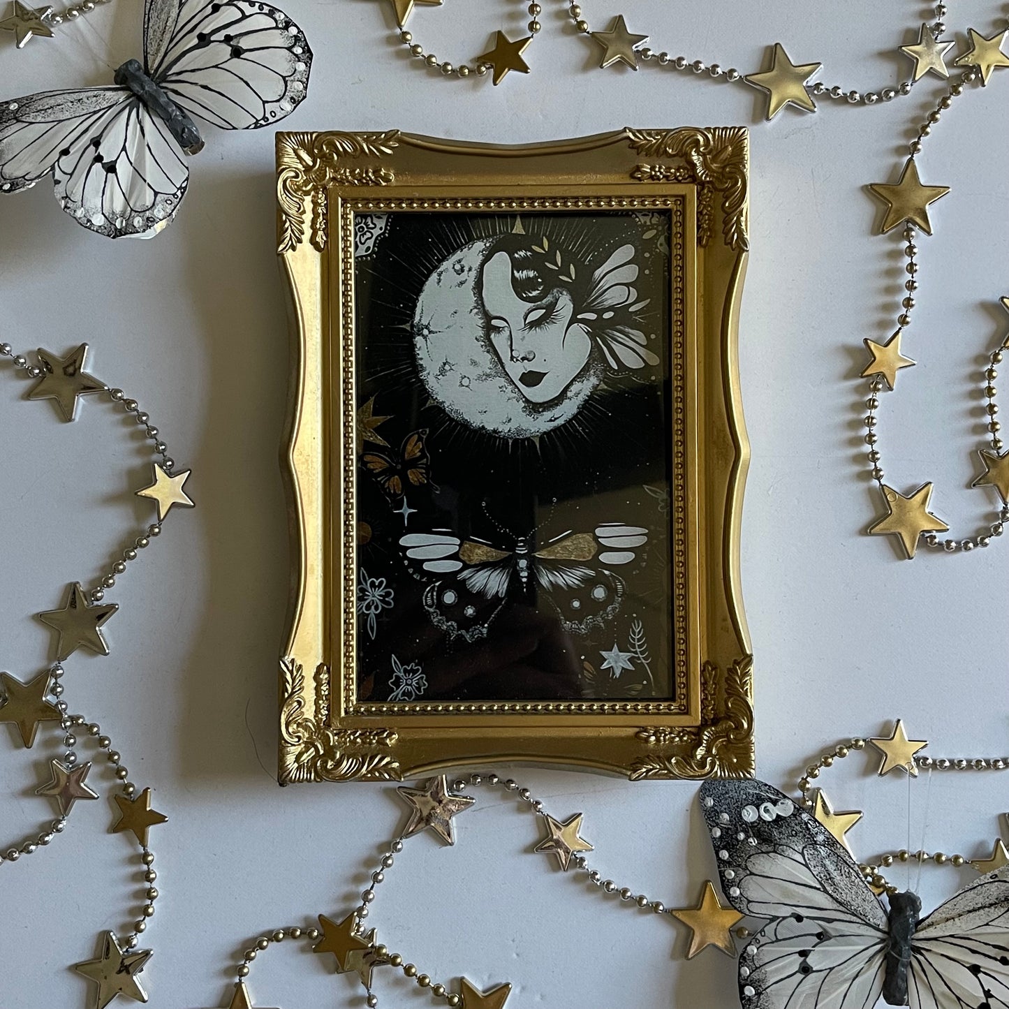 Gold Ornate Frame of Moonlight